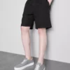 Shorts med struktur og snøre