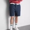 Shorts med struktur og snøre