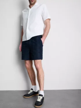 Shorts med struktur og snøre