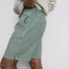 Shorts med struktur og snøre