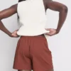 Shorts med struktur og snøre