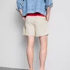Shorts med struktur og snøre