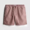 Shorts med struktur og snøre