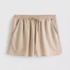 Shorts med struktur og snøre