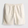 Shorts med struktur og snøre