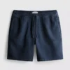 Shorts med struktur og snøre