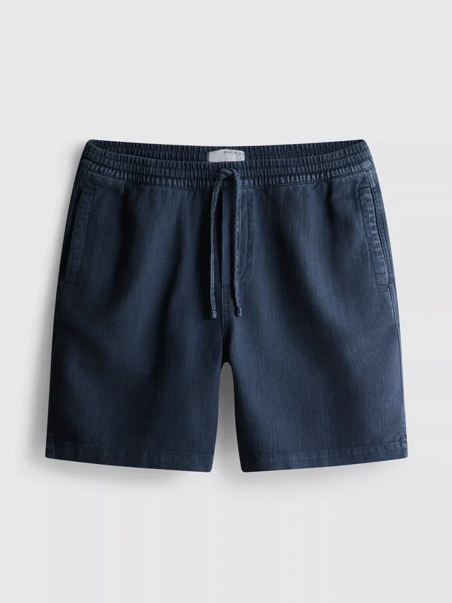 Shorts med struktur og snøre