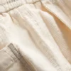 Shorts med struktur og snøre