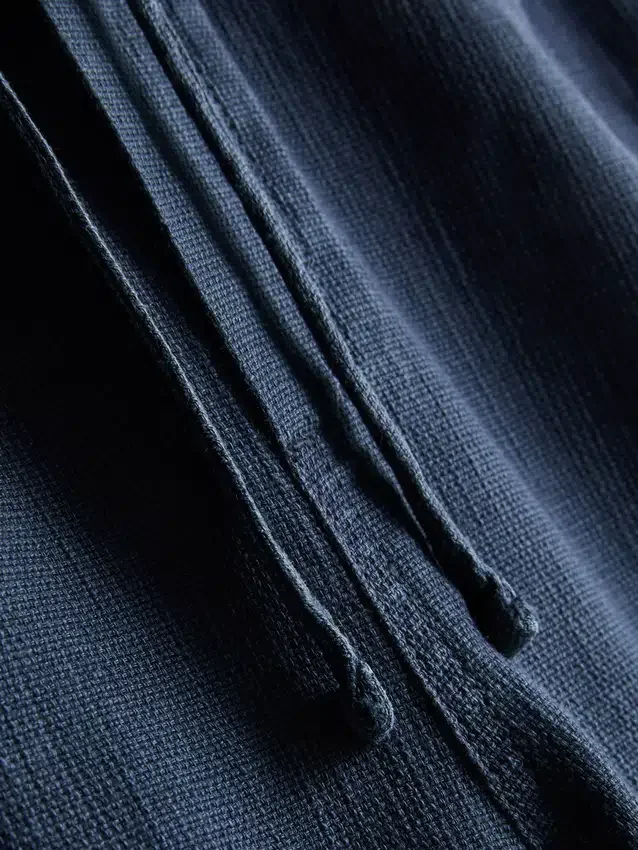 Shorts med struktur og snøre