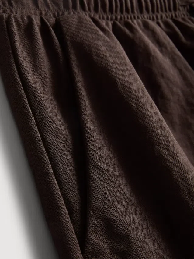 Shorts med struktur og snøre