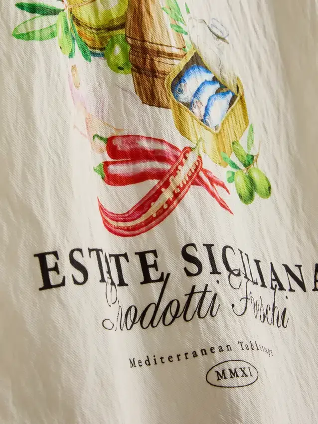 Sicily-skjorte med grafisk print