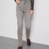 Skinny jeans i bomuldsrig denim