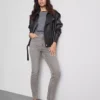 Skinny jeans i bomuldsrig denim