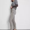 Skinny jeans i bomuldsrig denim
