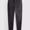 Skinny jeans i bomuldsrig denim
