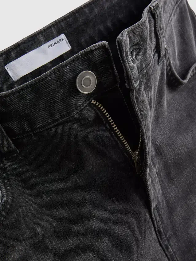 Skinny jeans i bomuldsrig denim