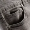 Skinny jeans i bomuldsrig denim