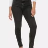 Skinny jeans med høj talje
