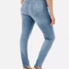 Skinny jeans med høj talje