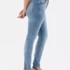Skinny jeans med høj talje