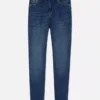 Skinny jeans med høj talje