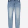 Skinny jeans med høj talje