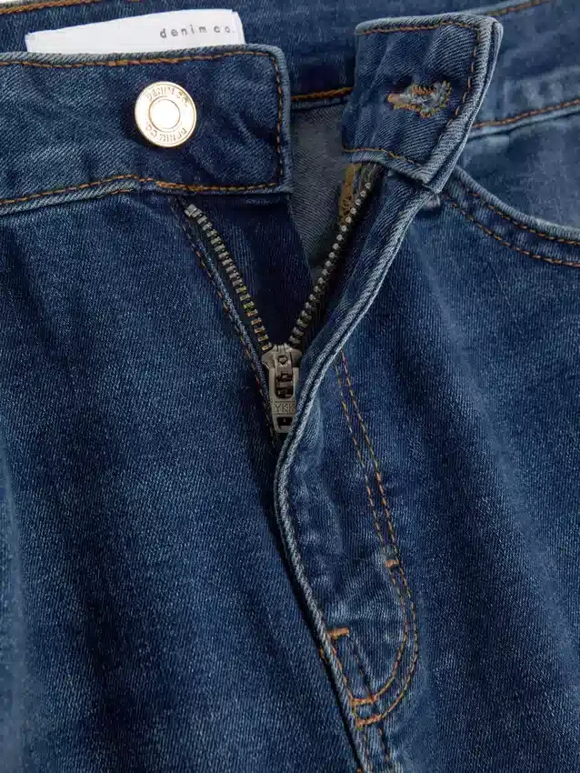 Skinny jeans med høj talje