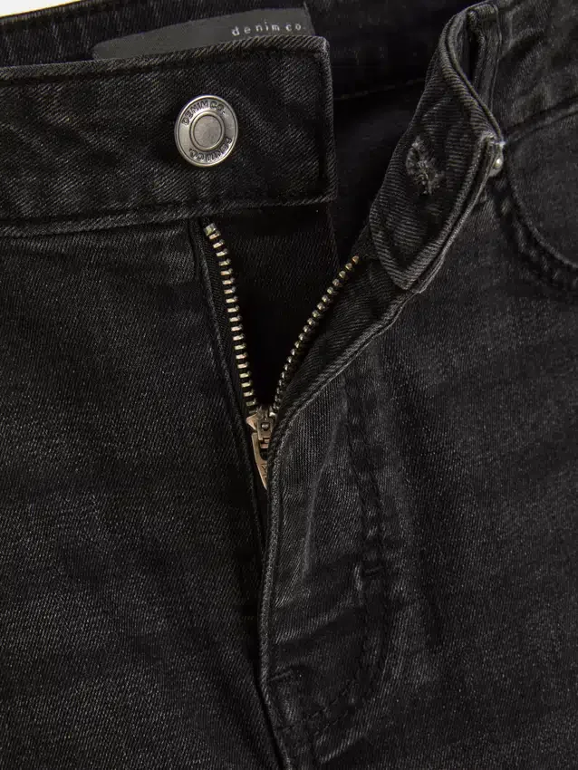 Skinny jeans med høj talje