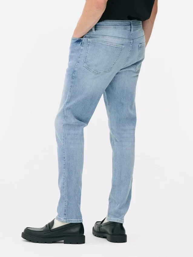 Skinny jeans med mellemhøj talje