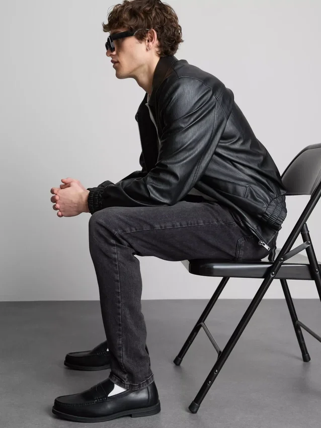 Skinny jeans med mellemhøj talje