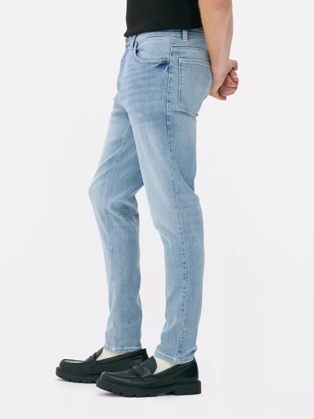 Skinny jeans med mellemhøj talje
