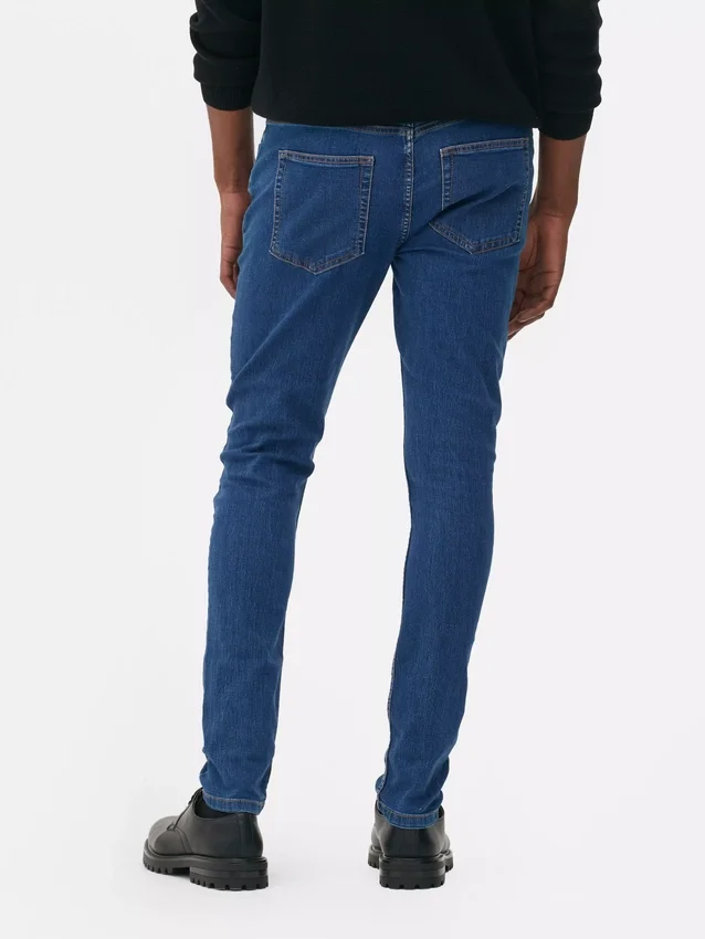 Skinny jeans med mellemhøj talje