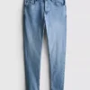 Skinny jeans med mellemhøj talje