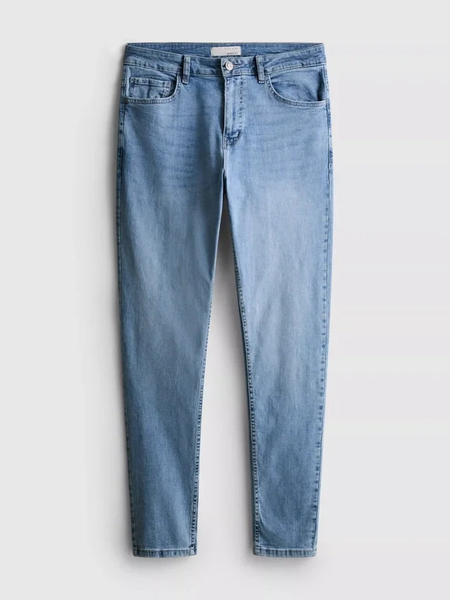 Skinny jeans med mellemhøj talje