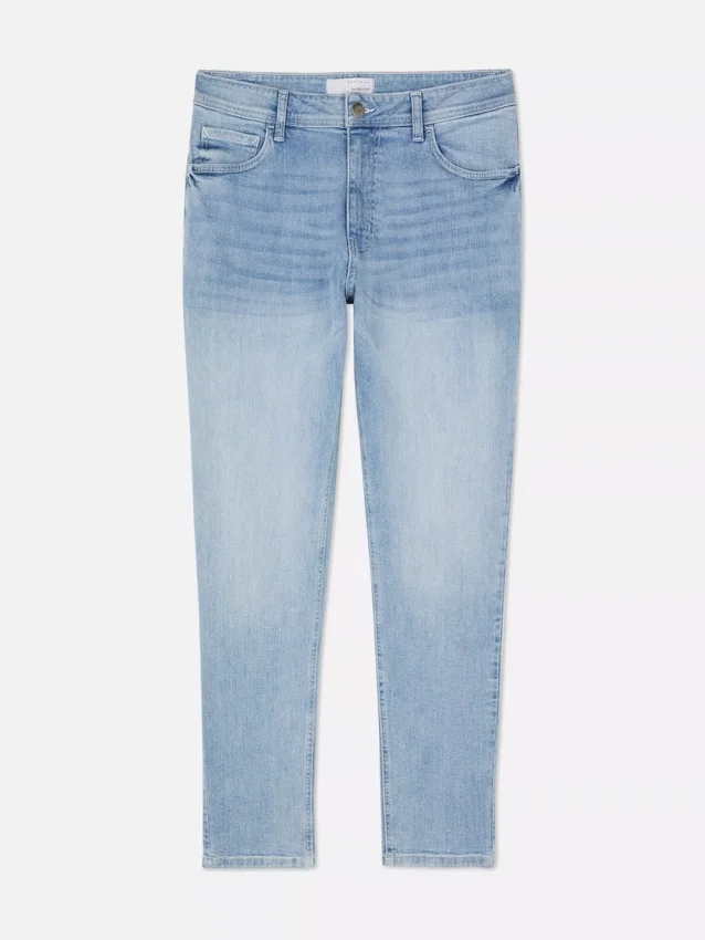 Skinny jeans med mellemhøj talje