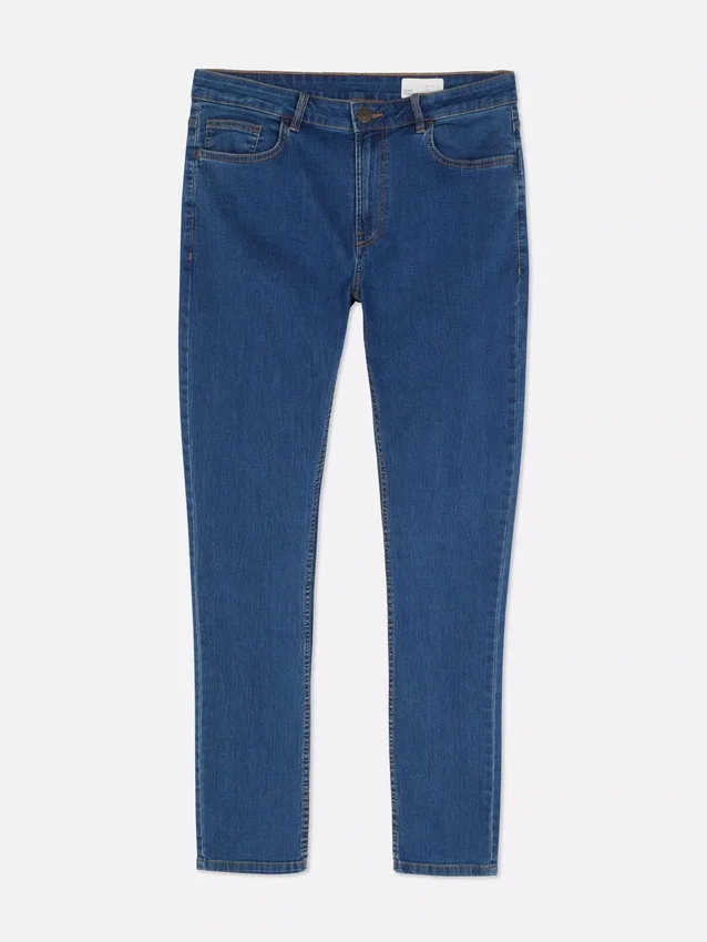 Skinny jeans med mellemhøj talje