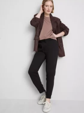 Skinny joggingbukser i bomuldsblanding