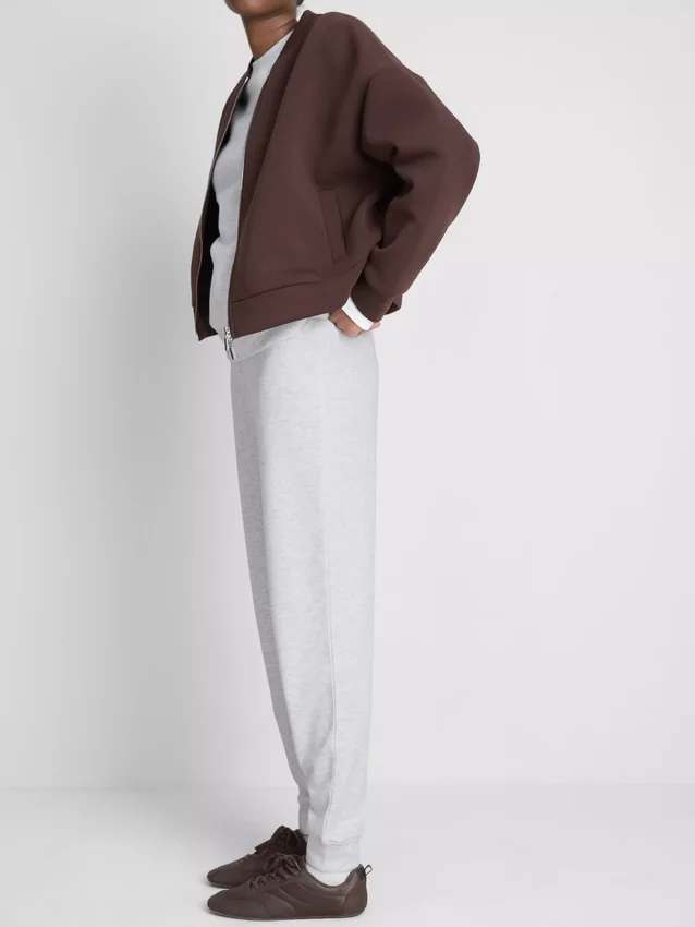 Skinny joggingbukser i bomuldsblanding