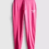 Skinny joggingbukser i bomuldsblanding med print
