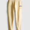 Skinny joggingbukser i bomuldsblanding med print
