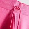 Skinny joggingbukser i bomuldsblanding med print