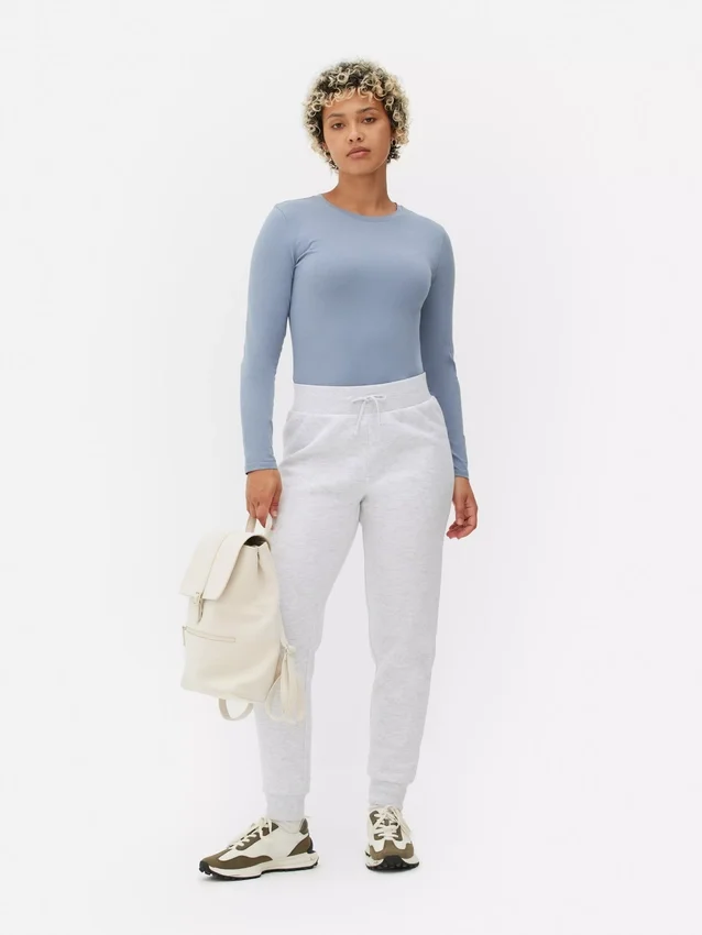Skinny joggingbukser med snøre