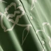 Skjorte med blomsterprint og reverskrave
