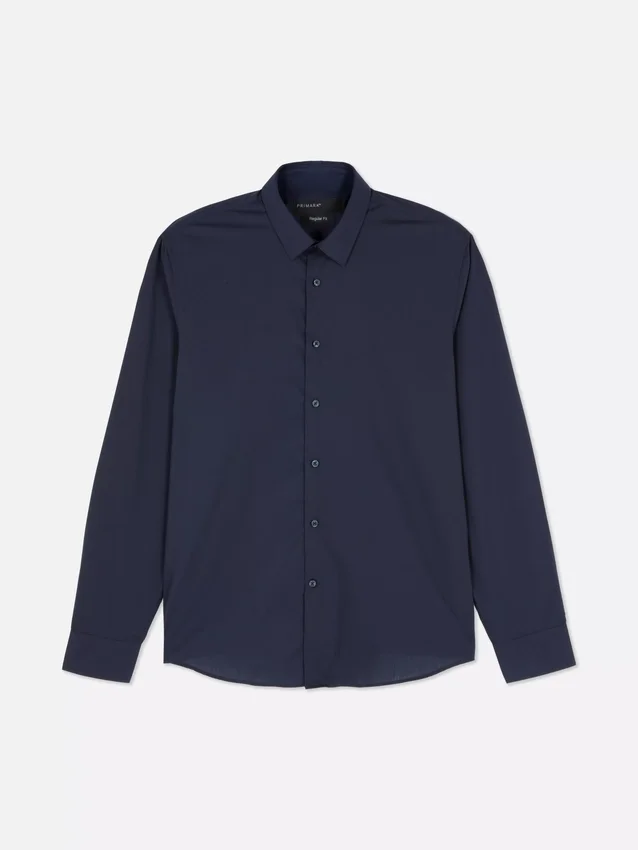 Skjorte med lang ærme i regular fit