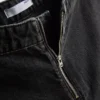 Skort i bomuldsdenim med høj talje