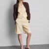 Skræddersyede bermuda-shorts i bomuldsblanding