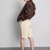Skræddersyede bermuda-shorts i bomuldsblanding