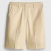 Skræddersyede bermuda-shorts i bomuldsblanding