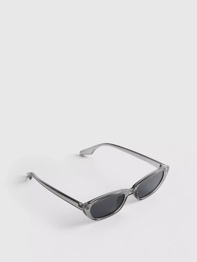 Slanke solbriller i cat-eye-stil