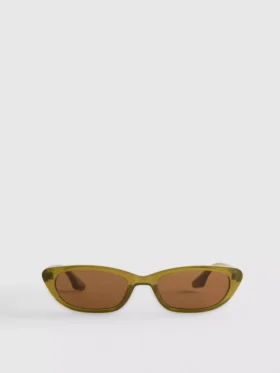 Slanke solbriller i cat-eye-stil